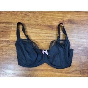 Curvy Kate 32J Moody Bloom Balcony Bra CK030100 Black Lace